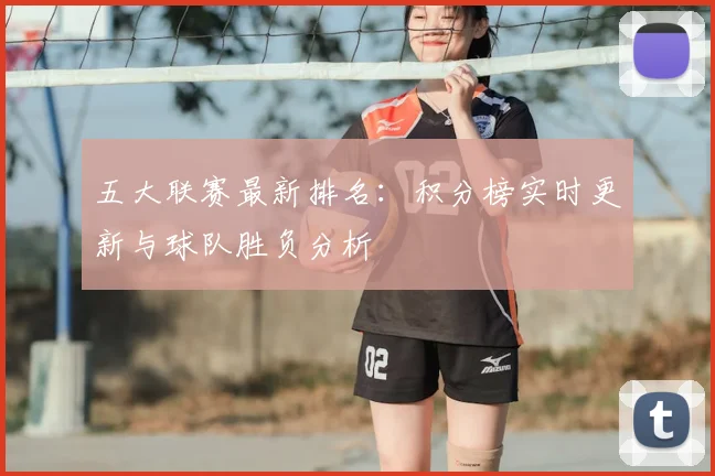 五大联赛最新排名:积分榜实时更新与球队胜负分析